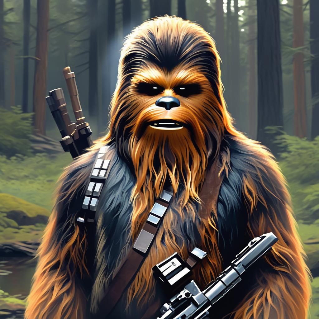 AI Generated Wookie Character