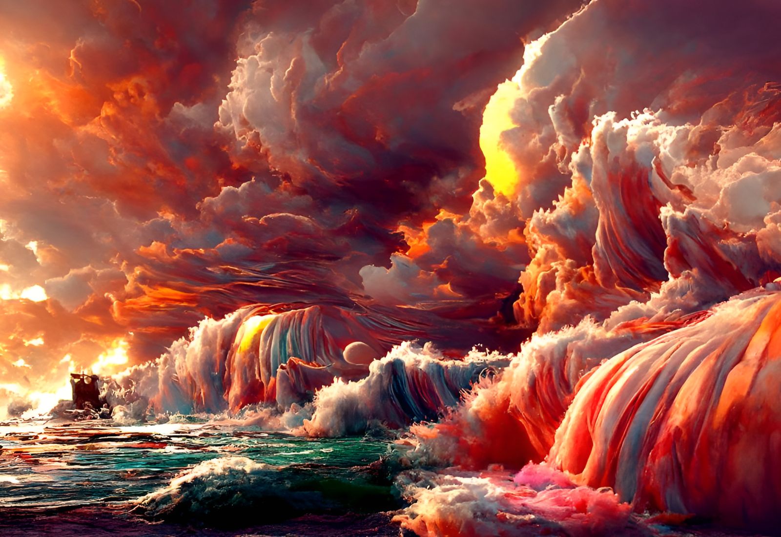 Storm Over the Falls