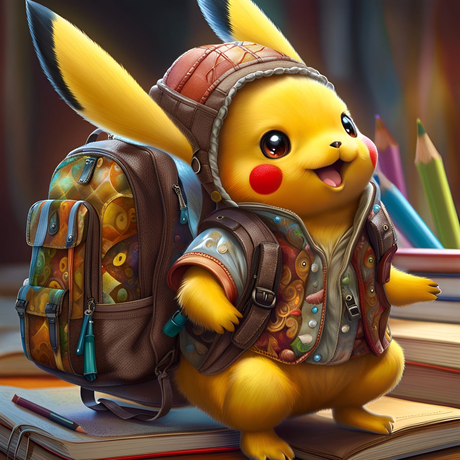 Pikachu goes to School