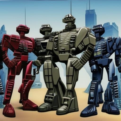 Epic Transformers and G.I. Joe Sci-Fi Battle