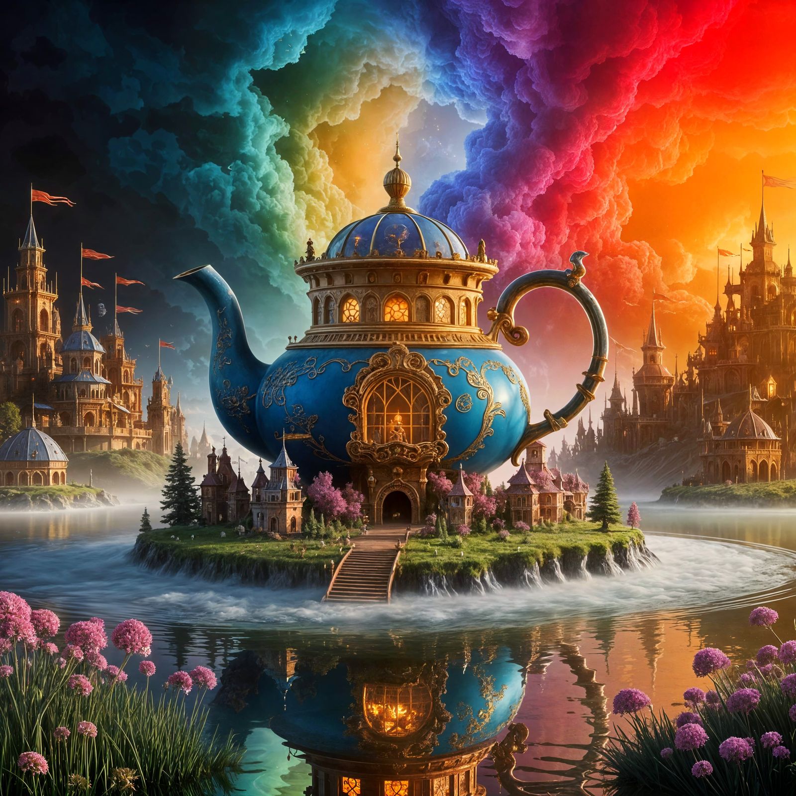 Magic wonderland village