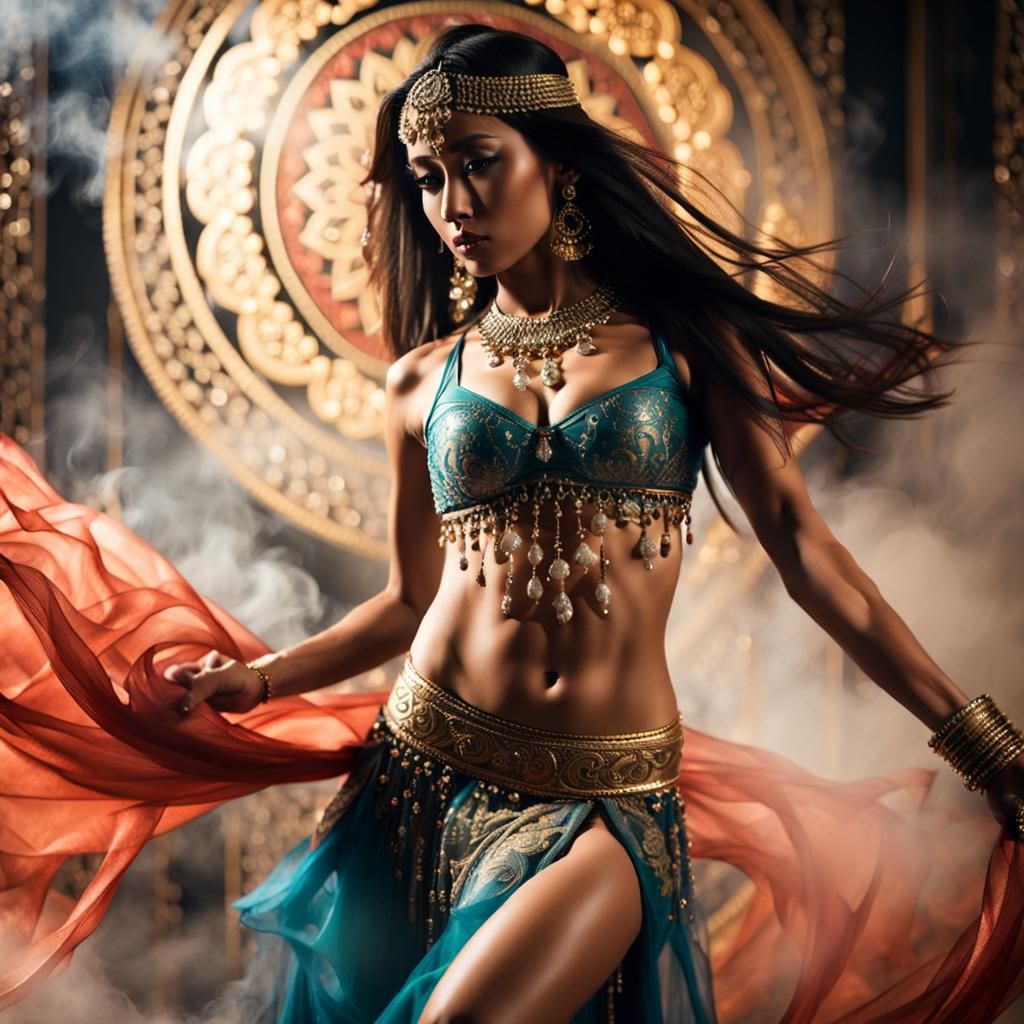 Indonesian belly dancer