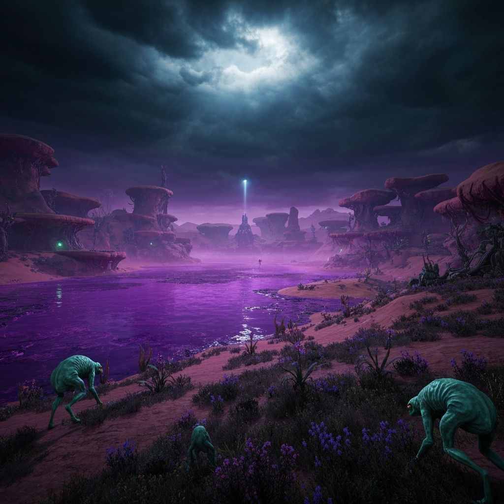 Dark Aether Dimension Agon Wastes from Metroid Prime 2