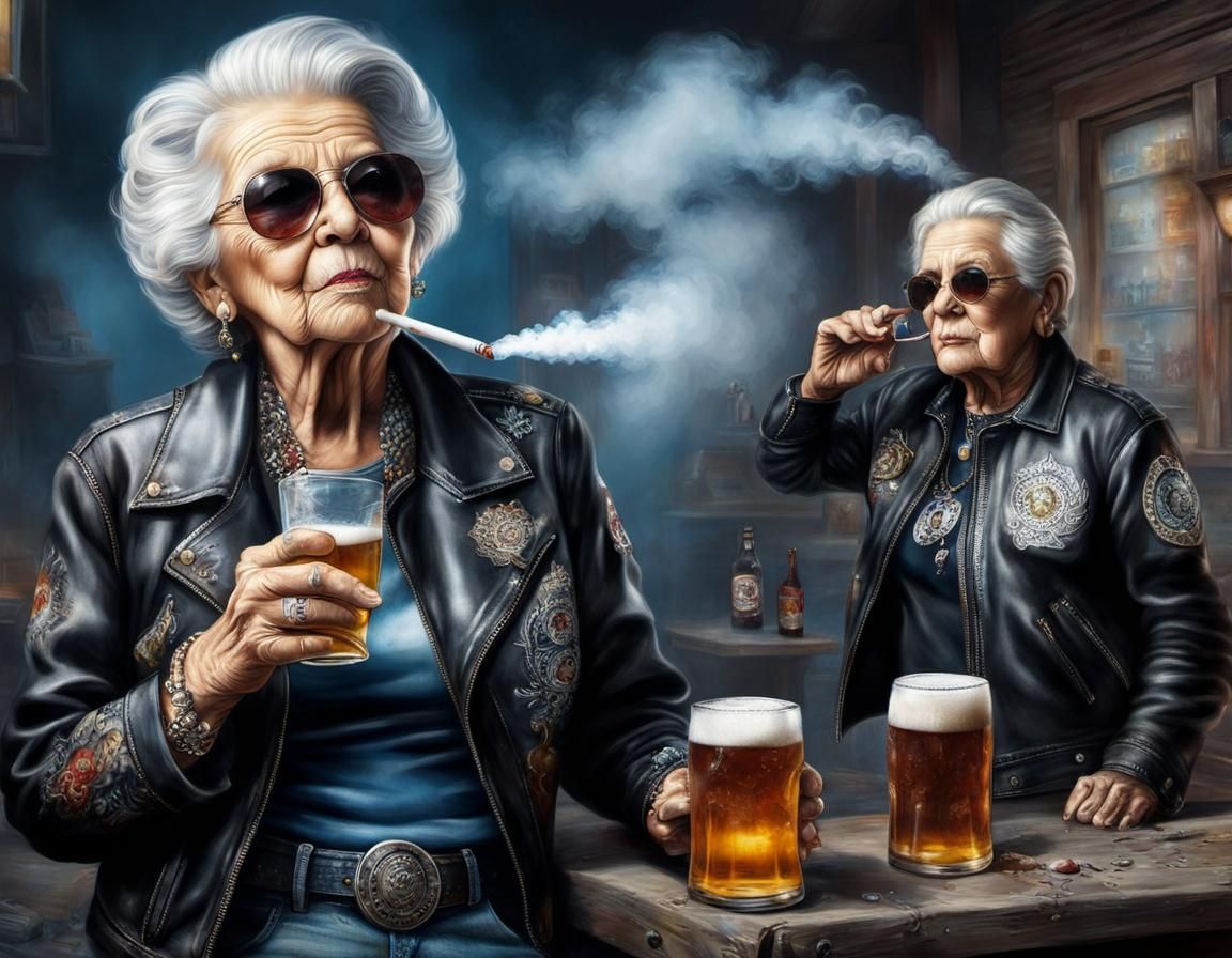 5 Bilder (5): Oma Gerlinde, Punk-Oma: Mit 65 Jahren hat sie ...