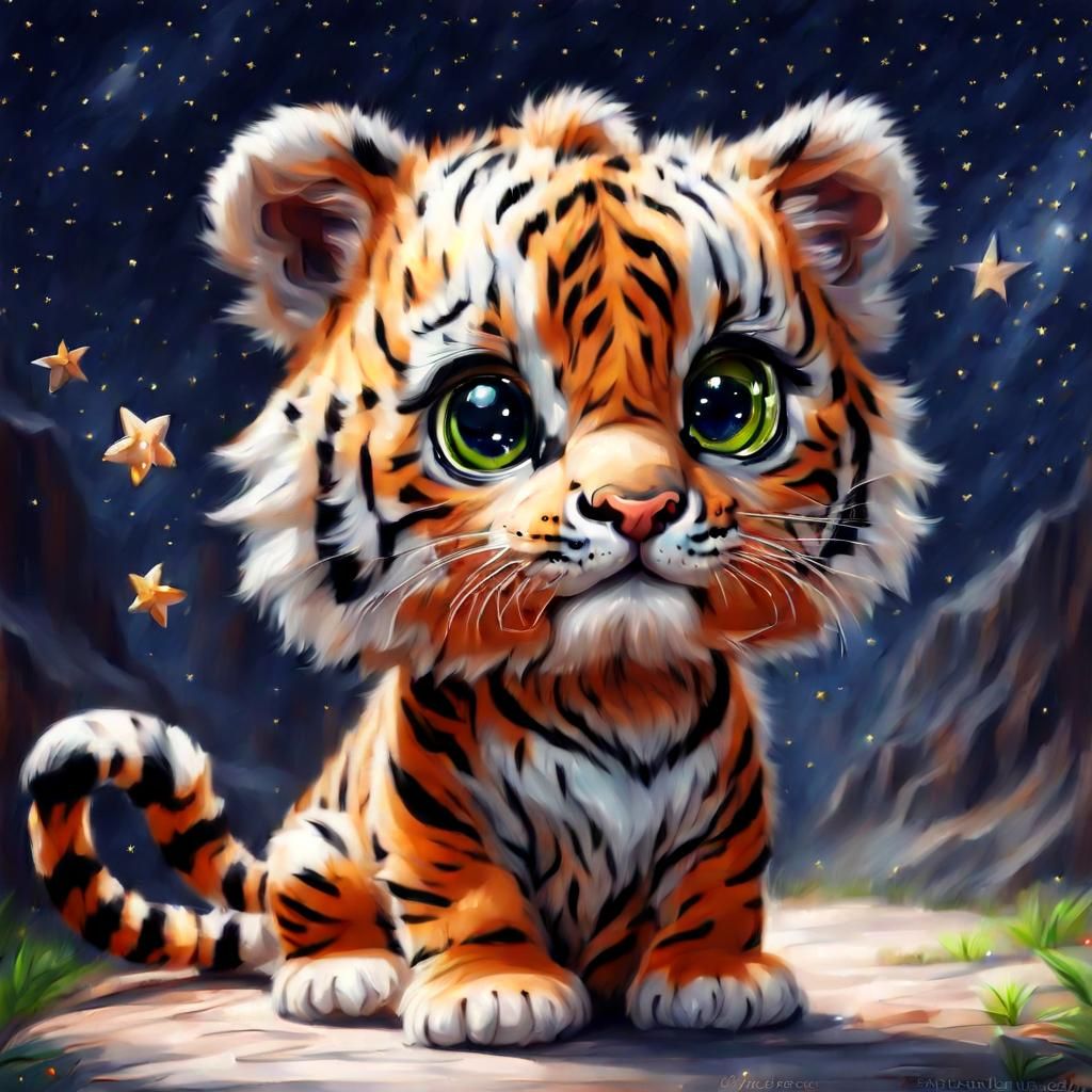 Cute tiger