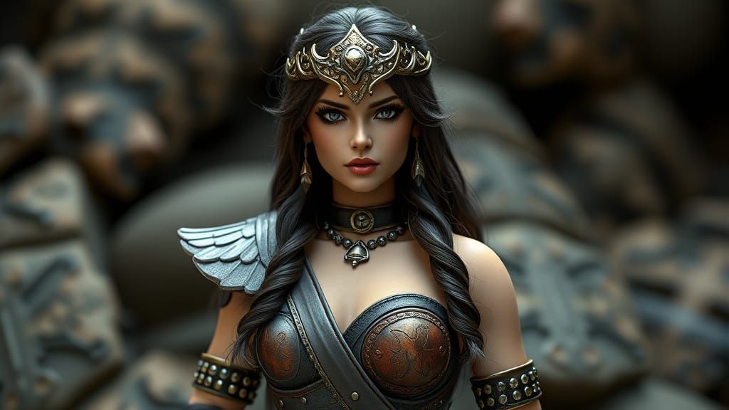 Hyperrealistic Xena Warrior Princess BJD Doll in Stunning 8K...