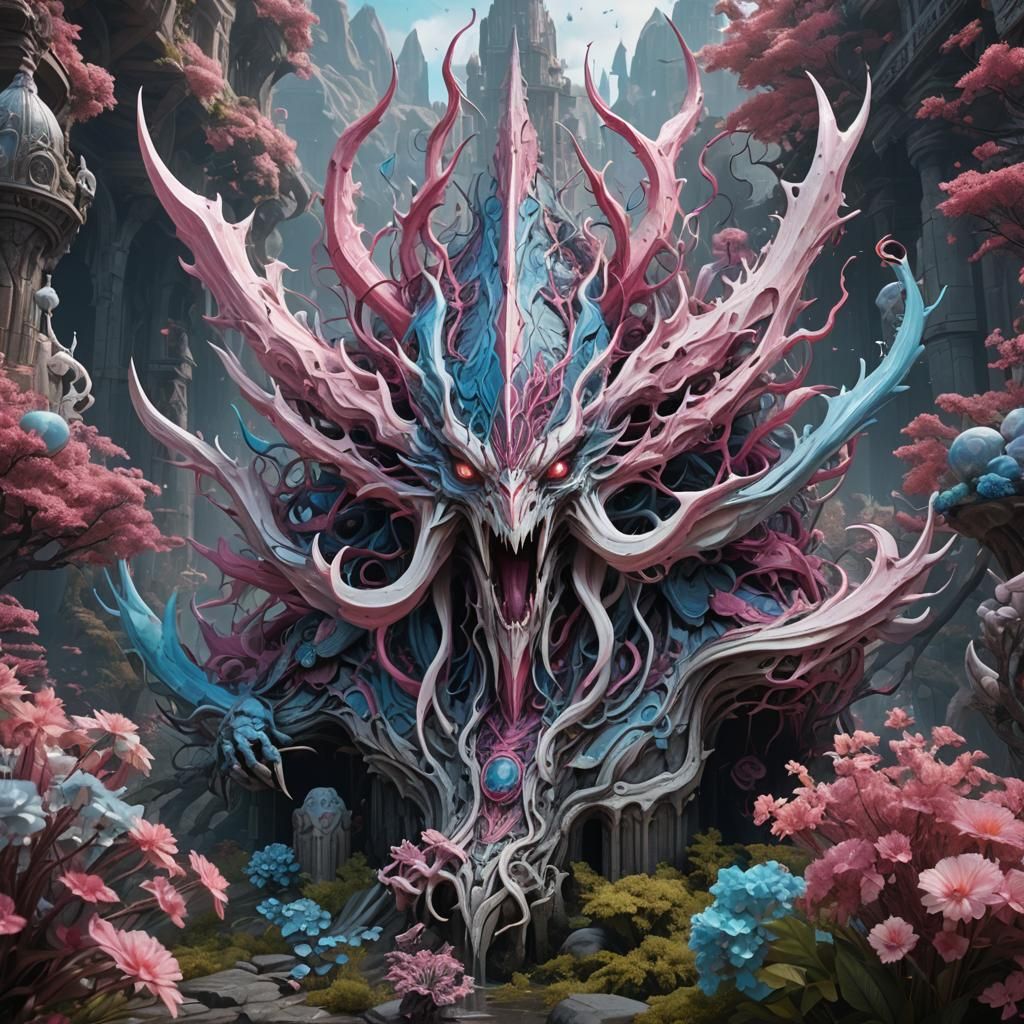 Transgender Eldrazi Cathulhu: Detailed Matte Painting
