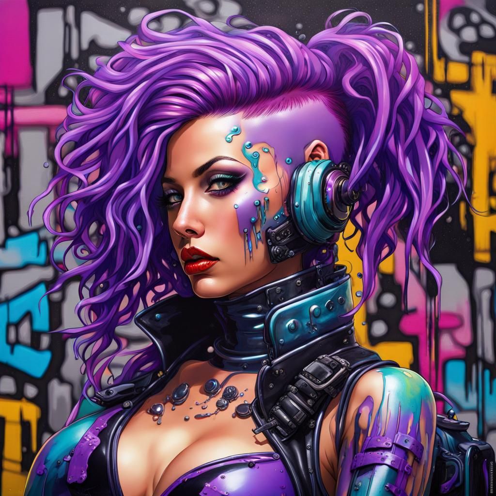 Cyberpunk portrait