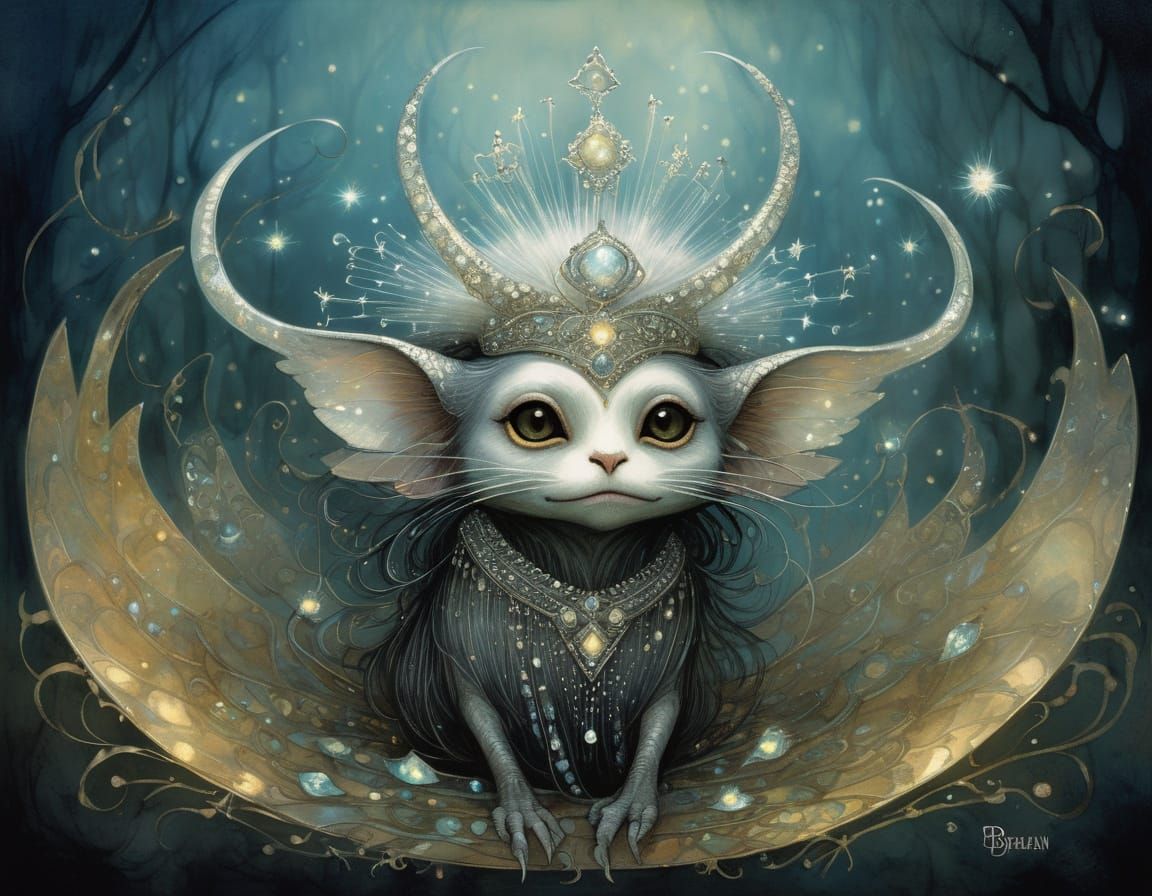 Otherworldly Sparkling Tiara on Magical Woman