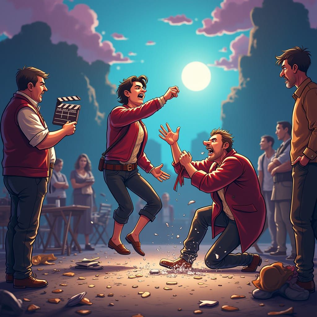 Laughter on Set: A Humorous Film Set Blooper