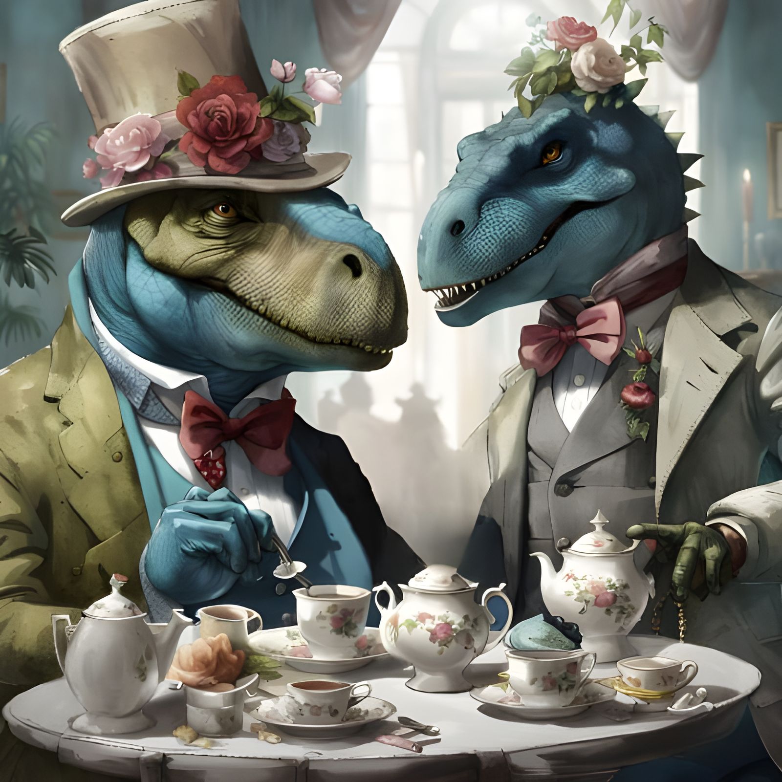 Dinosaur Tea Party
