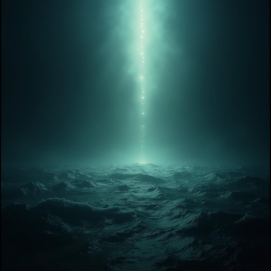 Primordial Ocean Illuminated by Divine Light