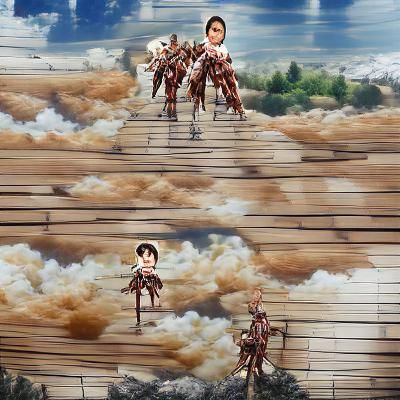 Attack on Titan Inspired Scene