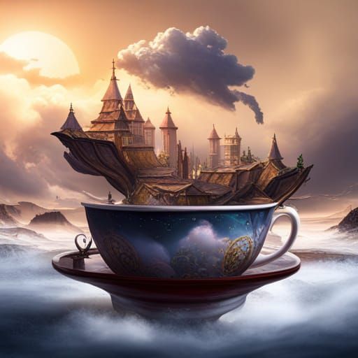 Storm in a Teacup: Detailed Matte Painting