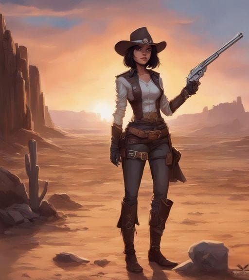 Sherriff Alita in far west desert!!!