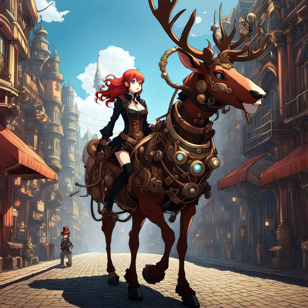 Cyborg Reindeer