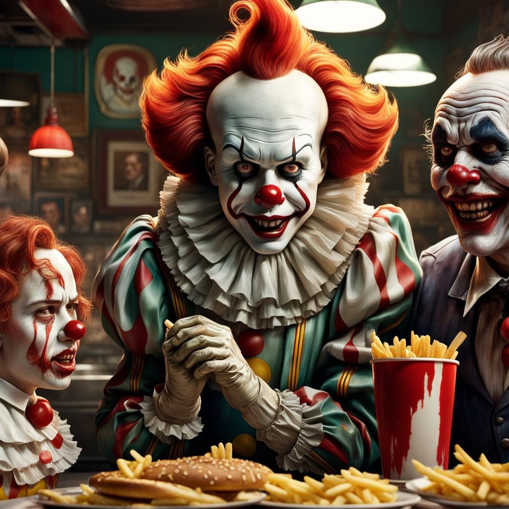 Macabre Cronenberg Monster in a Wasted 1950s Diner