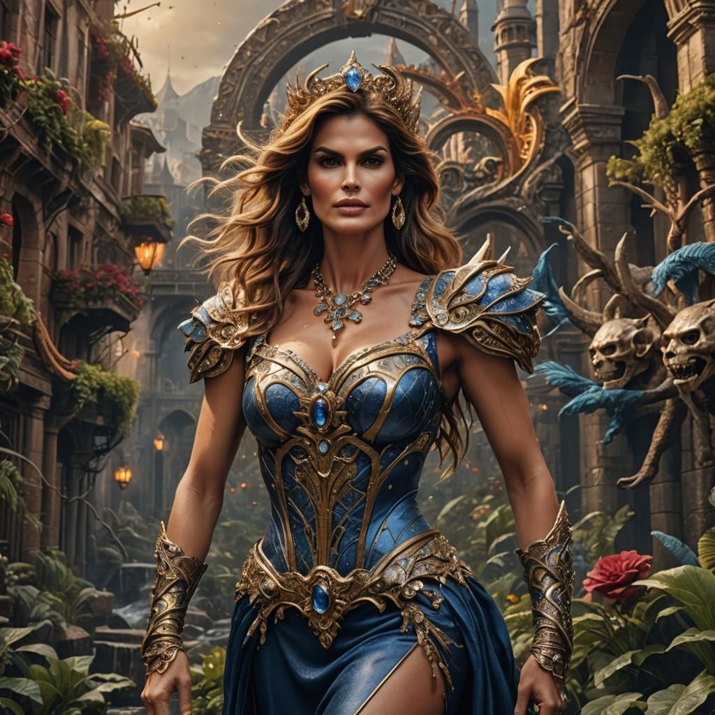 Cindy Crawford young and beautiful model in true life