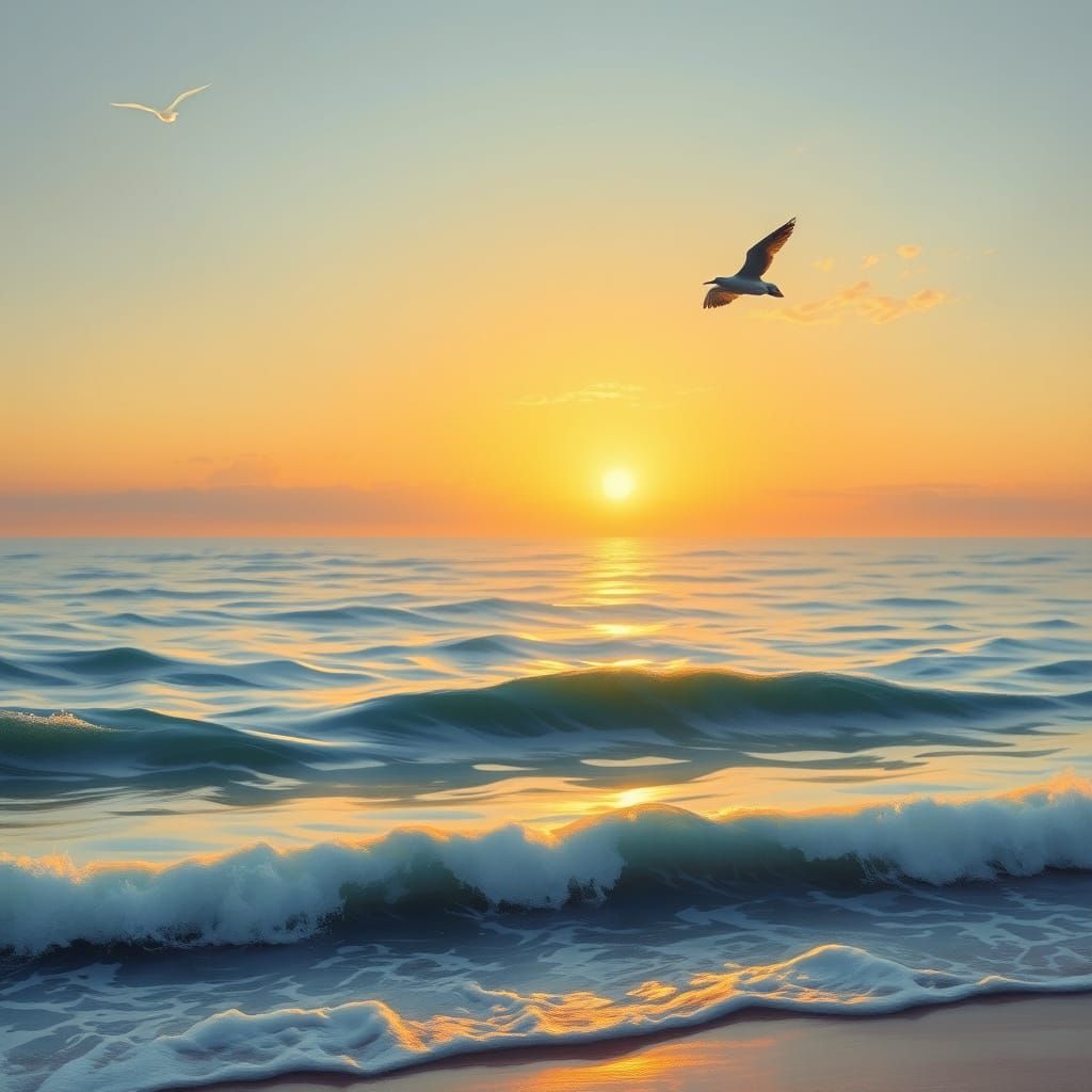 Un gabbiano contro il vento vola e sembra fermo così come i miei pensieri (Nicola di Bari)