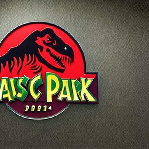 Iconic Jurassic Park Logo Design