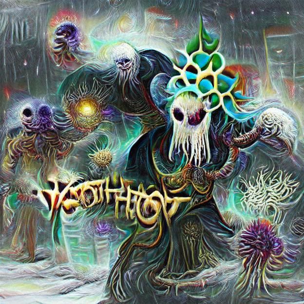 Abstract Depiction of Cosmic Entity Yogsothoth