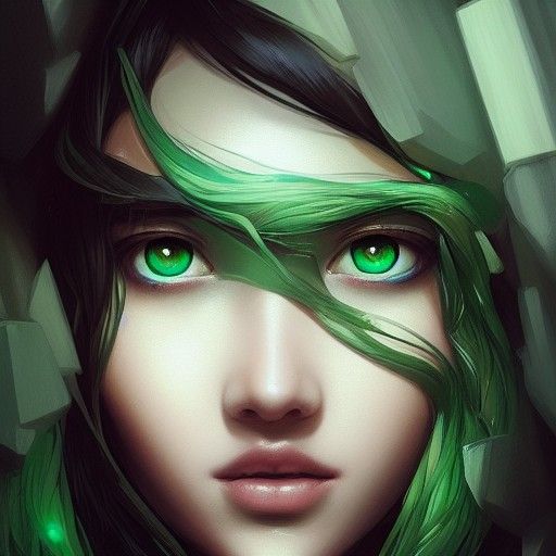 Nyi Roro Kidul Close-Up: Hyper-Realistic Digital Illustratio...