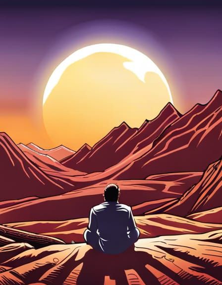 French artist Jean Giraud (Moebius), enjoying the Mexican de...