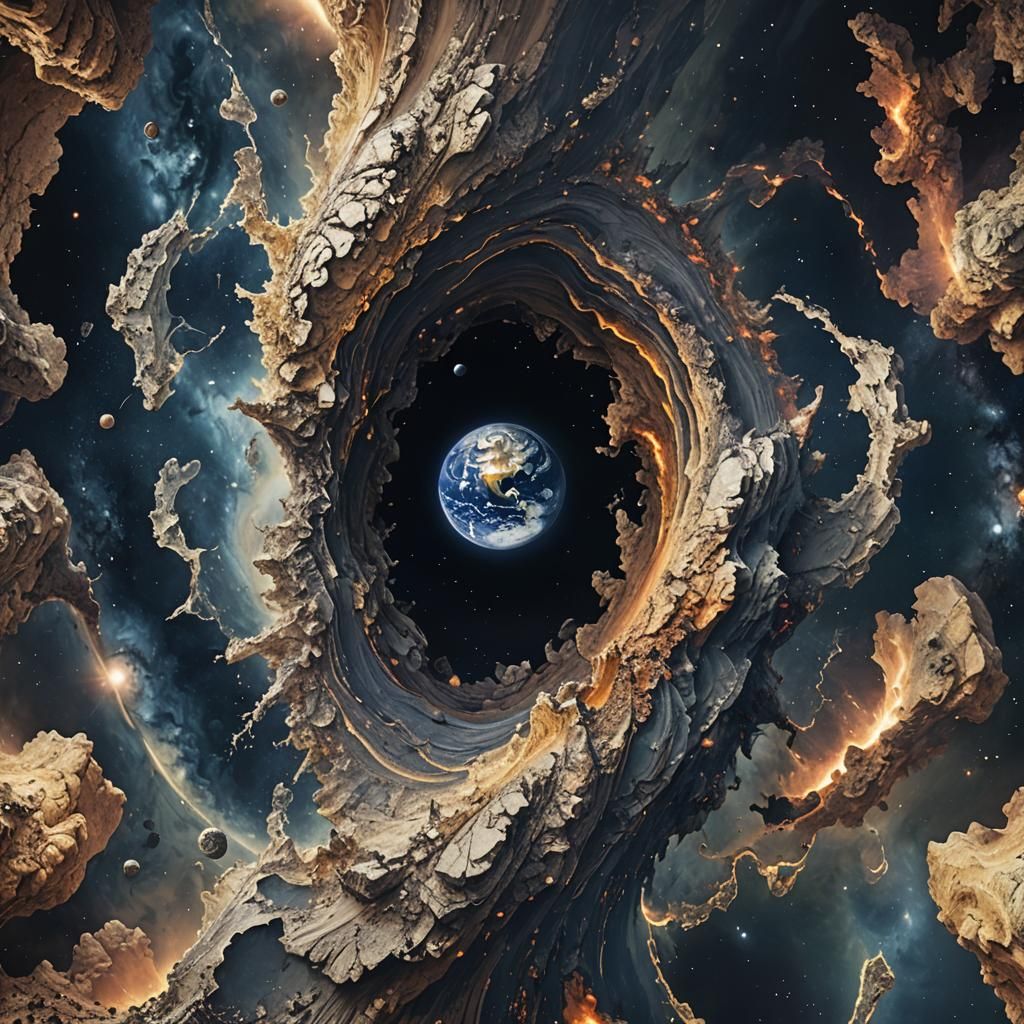 Earth Forming from the Void