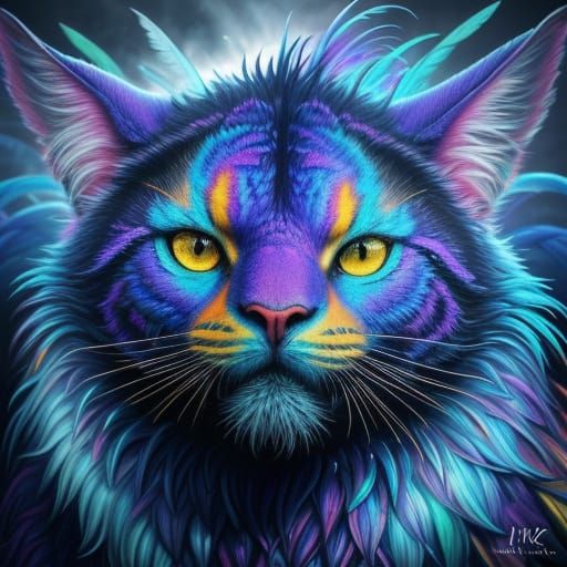 Surreal Animals with Metallic Fur and Glass Feathers