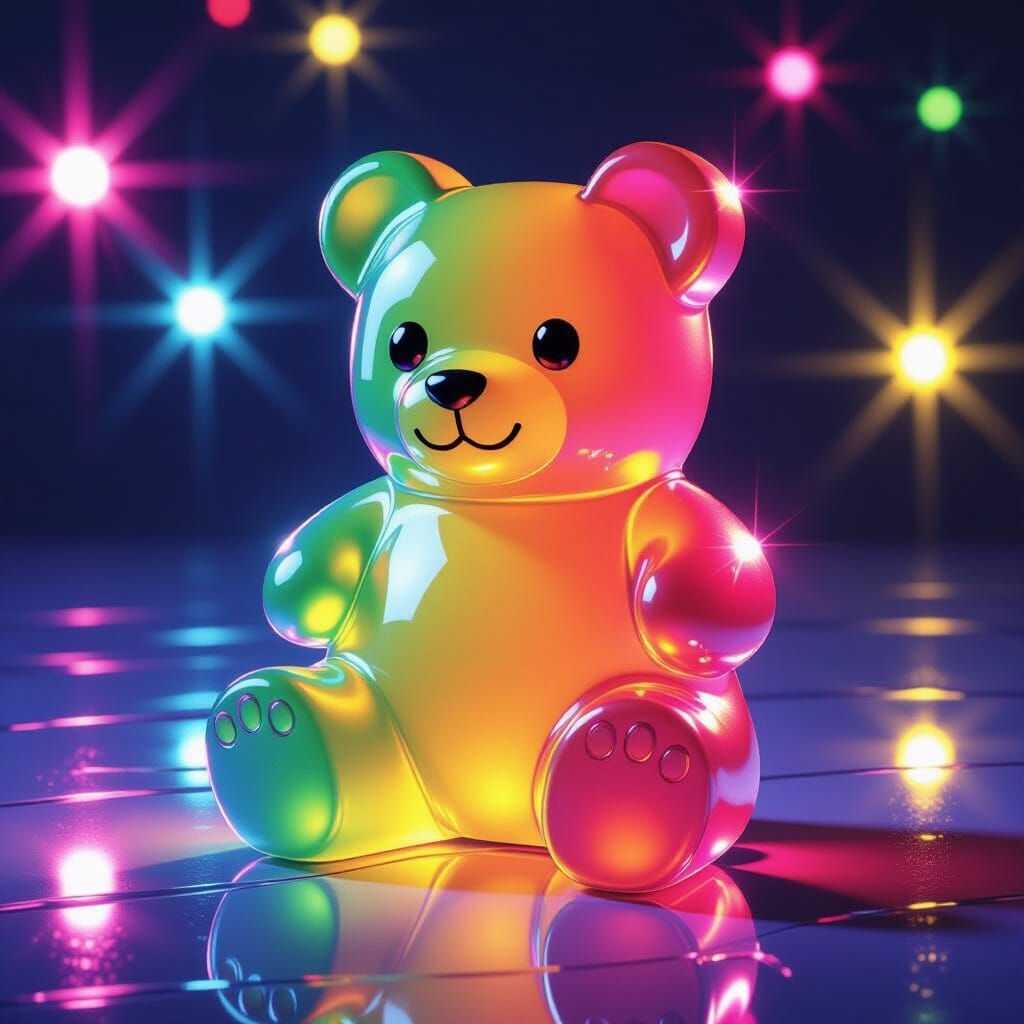 Gummy Bear Art Inspired by Murakami and Garcia