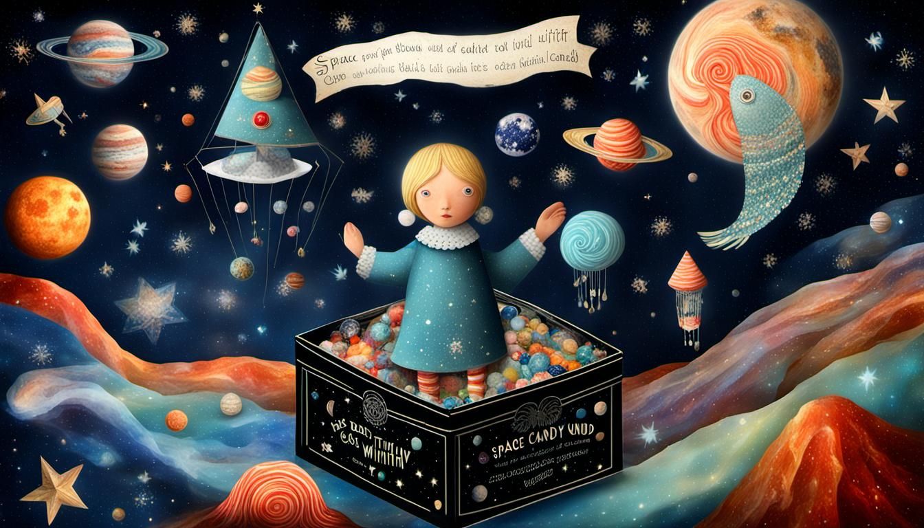 Living Space Candy Box in Starry Night Sky