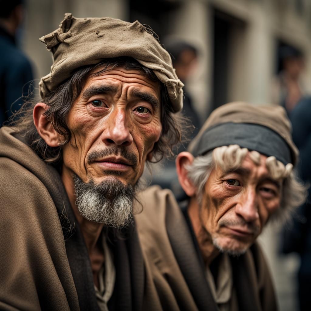 Cuban-Japanese Youths in Bruegel Style Photography