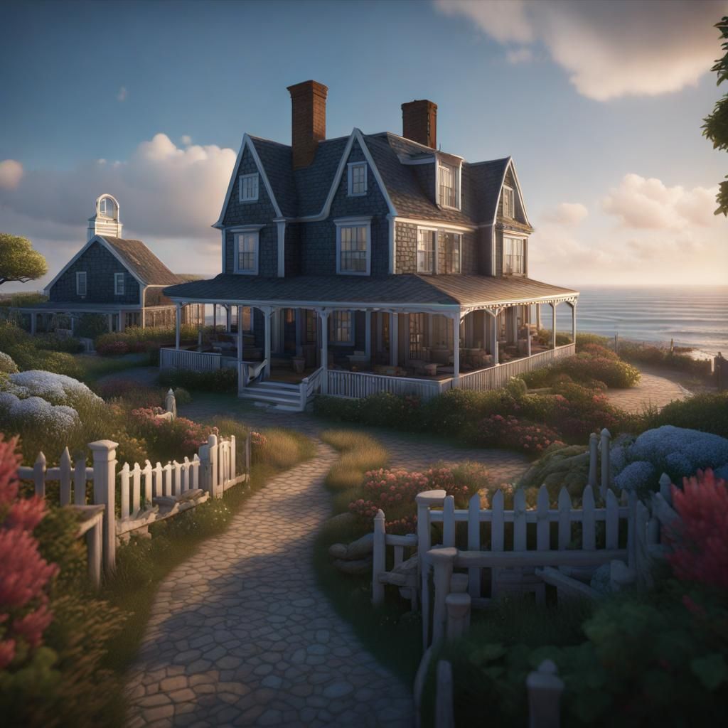 Nantucket Bed and Breakfast: Fantasy Concept Art