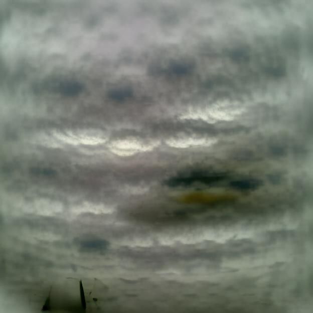 Monotone Gray Altostratus Sky