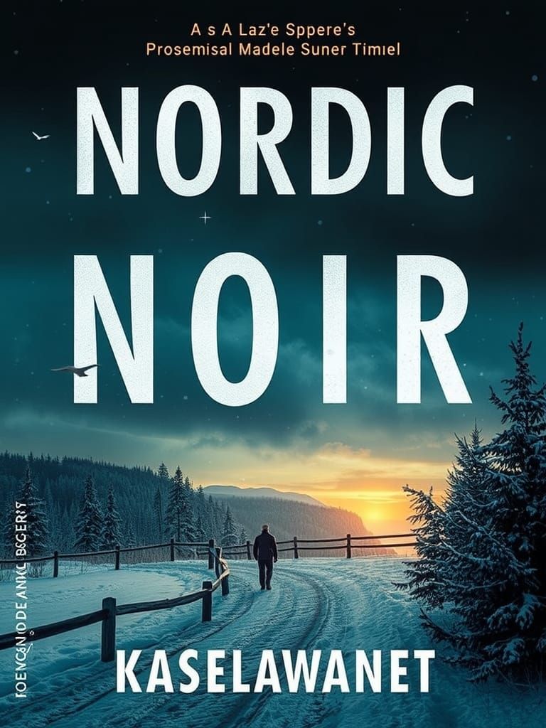 Nordic Noir Novel Front Cover Design