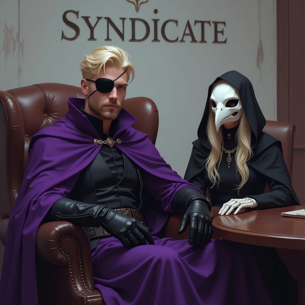 Syndicate Boss in Dark Mystical Office