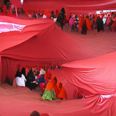 Women Gather in the Red Tent
