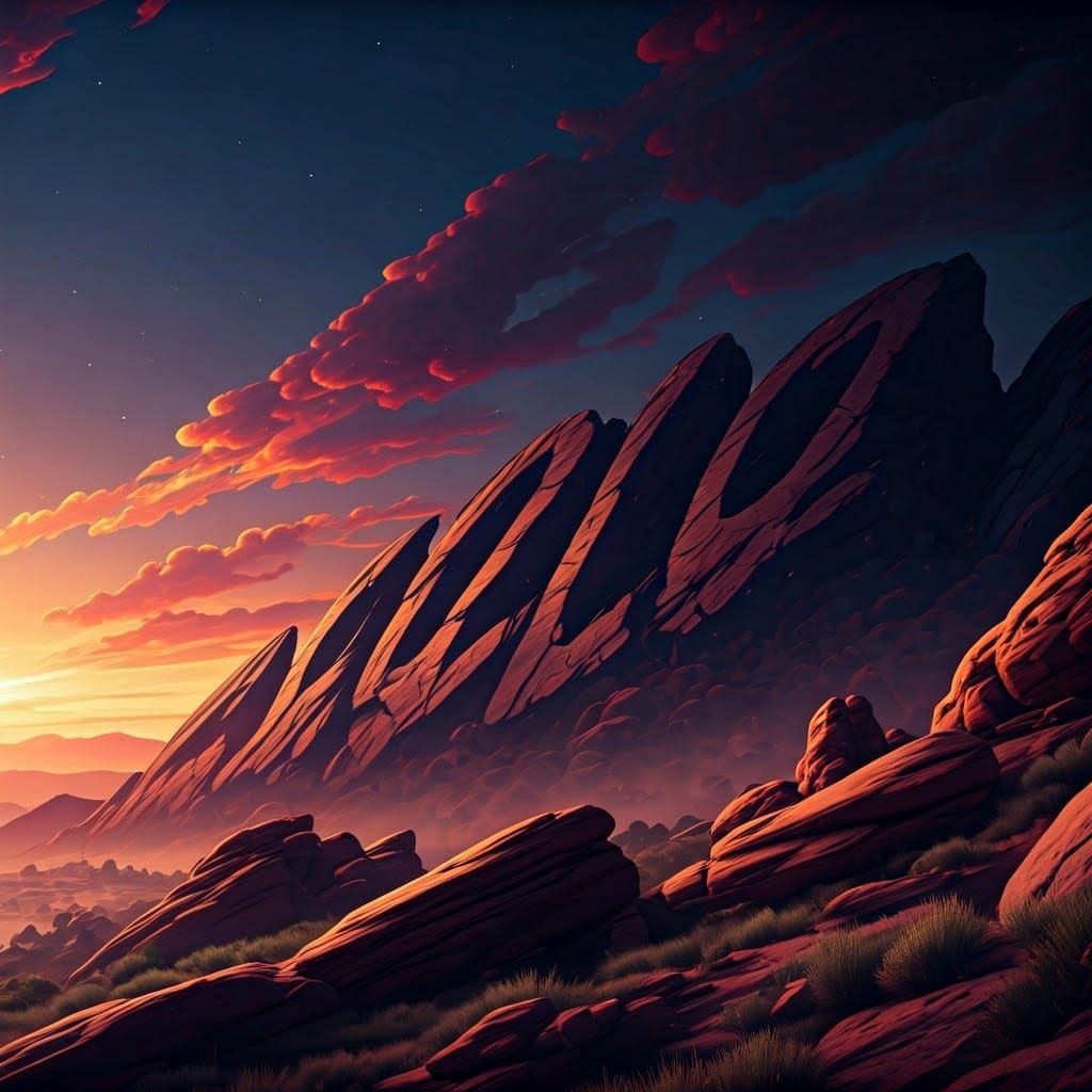 Surreal Flatirons Landscape in Photorealistic Style