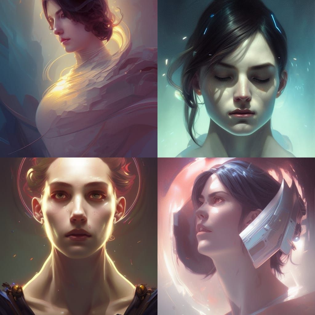 Hearing the Void's Call: Hyperdetailed Portrait