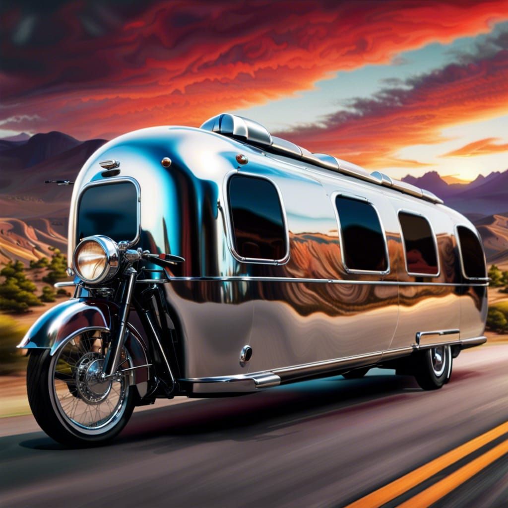 Airstream motorcycle limo 🏍️