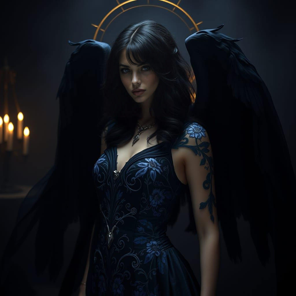 “Dark Angel” x Aconitum (Monkshood, Wolf’s Bane, Devil’s Helmet)
"A deadly queen draped in midnight petals, exuding powe...