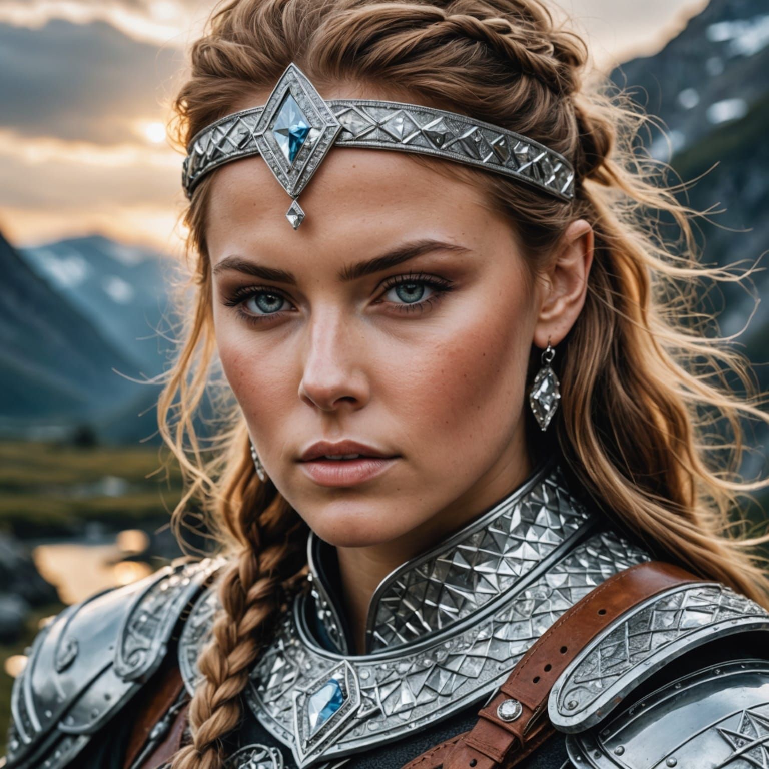 Nordic woman 



style photo portrait HDR 1000k