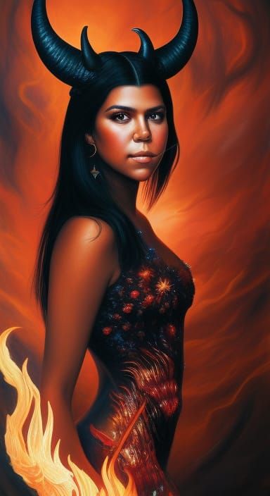 Devil Woman in Hellfire