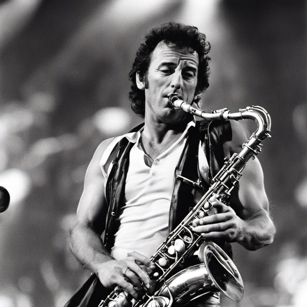 Saxophone Player on Stage