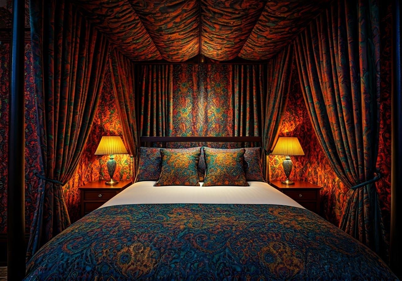 Virial Living Flame Funky Fantasy Bedroom