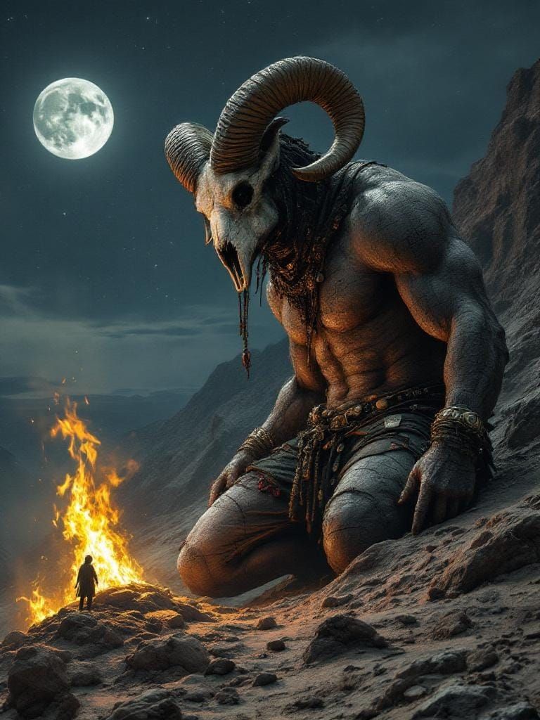 The Goat God of Eternal Flame