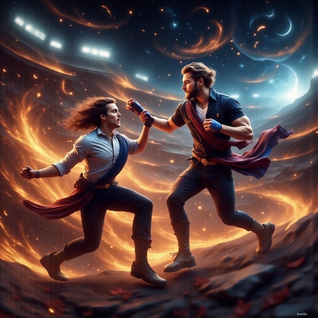 Racing Boxers in High-Speed Motion Blur