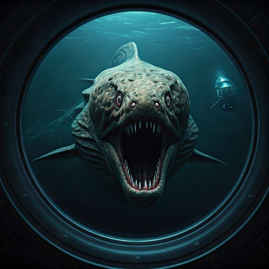 Terrorizing Sea Monster Emerges from the Abyss