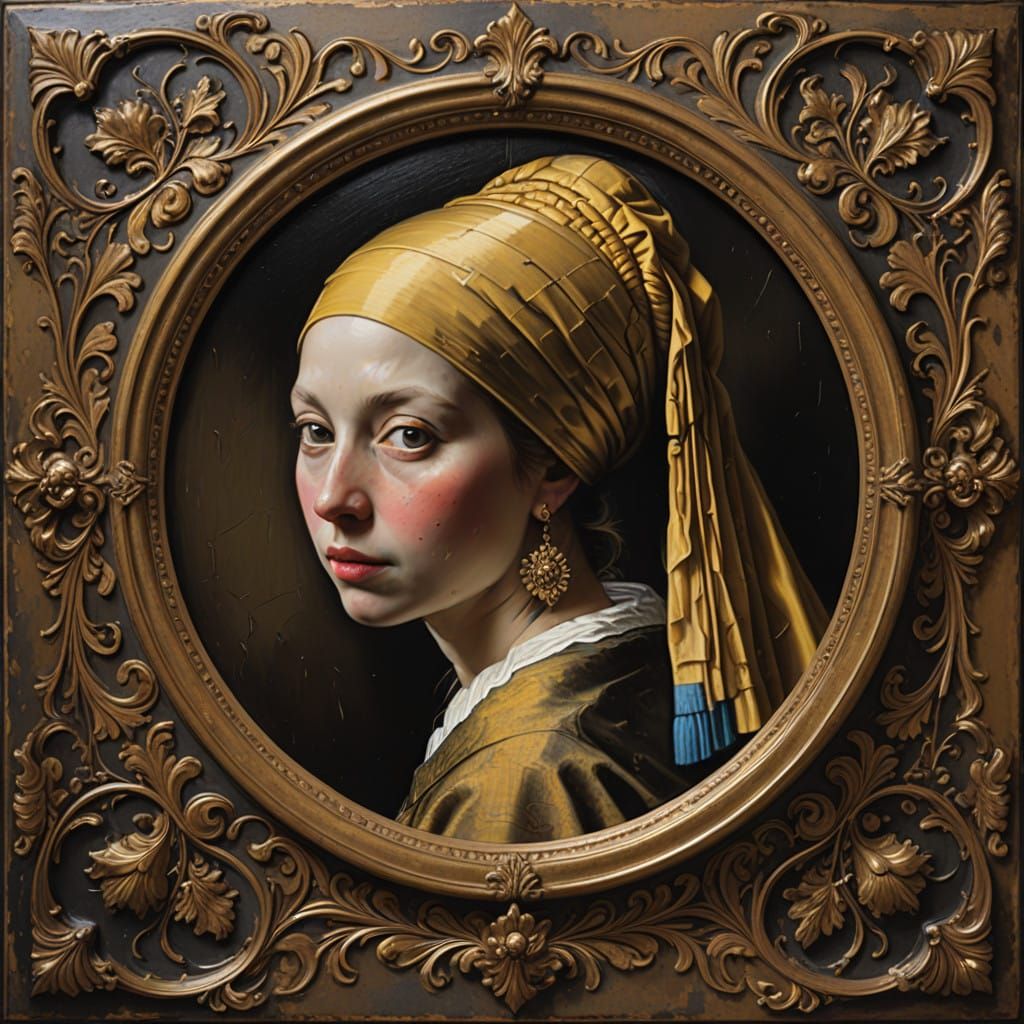 Luxurious Oil Painting in Old Master Style