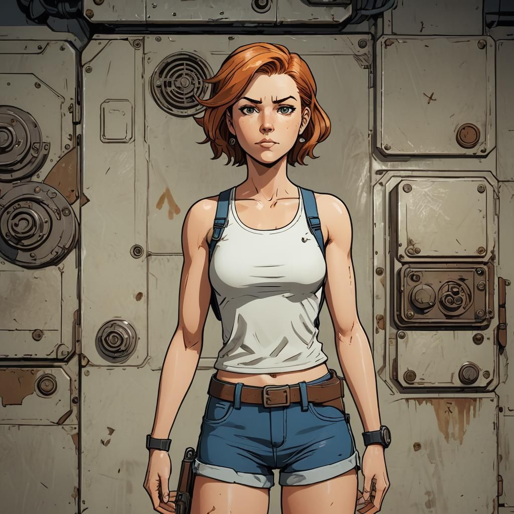 Vault-Tec Dweller: Manga Scan in Studio Trigger Style